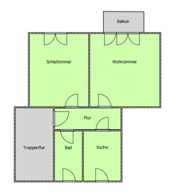 Foto - 2 Zimmer Etagenwohnung zur Miete in Calau