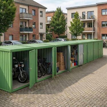 Foto - Mini-StorageFahrradbox – trocken und jederzeit zugänglich