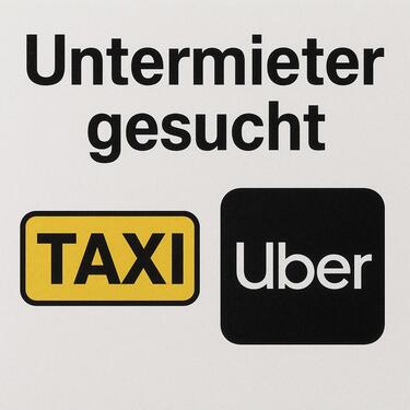 Foto - Parkfläche für Taxi oder Uber Unternehmen