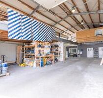 Gewerbefläche 187 m² EG · Halle + Büro · LKW-Rolltor · Husum