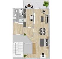 Große 2-Raum-Wohnung: Aufzug, Bad mit Wanne + Dusche - Riesa Neuweida