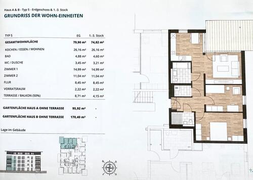 Foto - 3 Zimmer Etagenwohnung zum Kaufen in Waldkraiburg