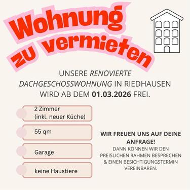 Foto - Dachgeschosswohnung zu vermieten