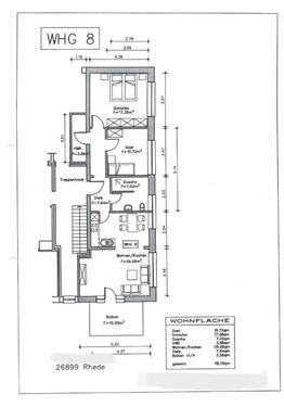 Foto - Helle 3-Zimmer-Etagenwohnung mit Balkon und Küche – ca. 78 m²