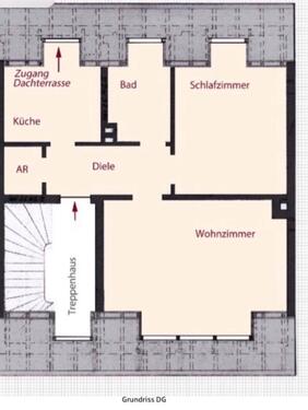 Foto - DG Wohnung zu vermieten - 780,00&nbsp;EUR Kaltmiete, ca.&nbsp; 50,00&nbsp;m&sup2;