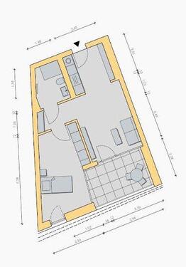 Foto - 2 Zimmer Etagenwohnung zur Miete in Tuttlingen