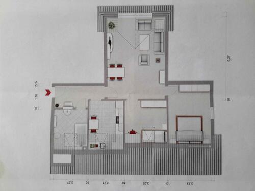Foto - Gut geschnittene 3-Raum-Wohnung mit Einbauküche in Weimar