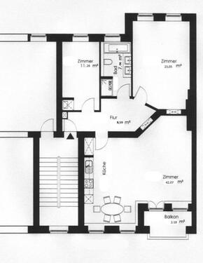 Foto - Eigentumswohnung, 3-Zi. Altbau, Alt-Tempelhof