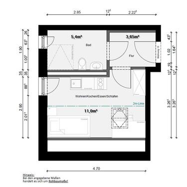 Foto - Dachgeschoßwohnung in Eching zur Miete