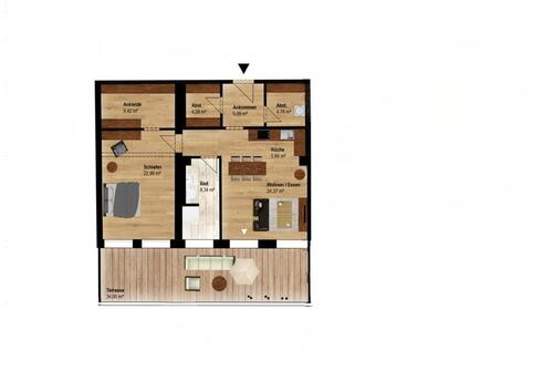 Foto - 2 Zimmer Erdgeschoßwohnung zur Miete in Lychen