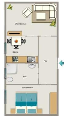 Foto - Etagenwohnung in Oberhausen zur Miete