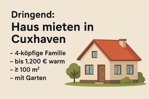 Foto - Dringend: Haus zur Miete in Cuxhaven(4- köpfige Familie)