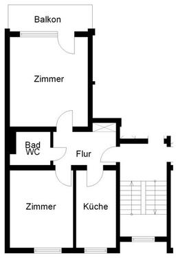 Foto - 2 Zimmer Etagenwohnung zur Miete in Osnabrück