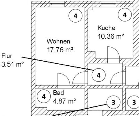Foto - 1 Zimmer Etagenwohnung in Coswig