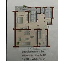 98 m2 Wohnung zu Vermieten - 950,00 EUR Kaltmiete, in Ludwigshafen am Rhein (PLZ: 67061) Parkinsel