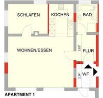 Erstbezug nach Kernsanierung: 2ZKB Erdgeschosswohnung mit gehobener Innenausstattung und Stellplatz - Leiningen