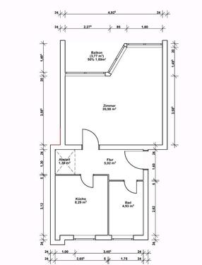Foto - 1 Zimmer 43 qm nahe U-Bhf Scharnweberstr Reinickendorf