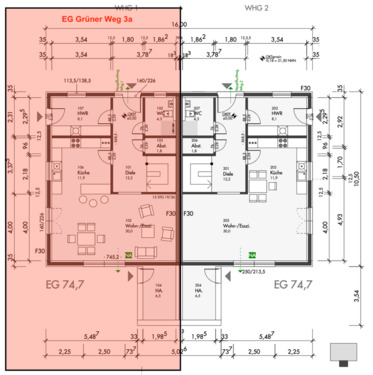 Foto - 4 Zimmer Doppelhaushälfte in Bordesholm