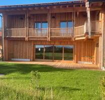 Große 2 Zi. Gartenwohnung Holzhaus m. Bergblick Kreis Traunstein - Traunreut Irsing