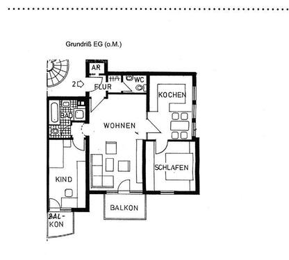 Foto - 3 Zimmer Erdgeschoßwohnung zum Kaufen in Vellberg