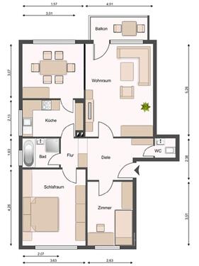 Foto - 4 Zimmer Etagenwohnung in Hamburg