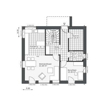 Foto - 5 Zimmer Einfamilienhaus zur Miete in Wuppertal