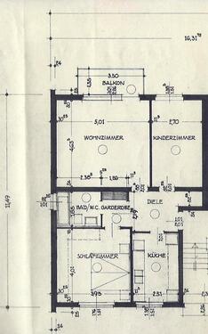 Foto - Vermietete 2 Zi. EG Wohnung mit Tiefgarage, Keller, Zusatzraum DG