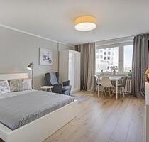 Moderne möblierte 1-Zimmer-Wohnung mit Rheinblick am Hafen - Düsseldorf Stadtbezirk 3