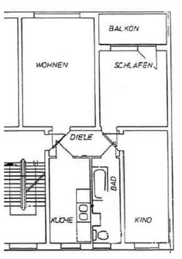 Foto - Etagenwohnung zur Miete in Mulda/Sa.
