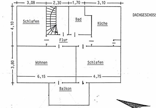 Foto - Moderne 3-Zimmer-Wohnung (87 m²) im 1. OG – Einfamilienhaus