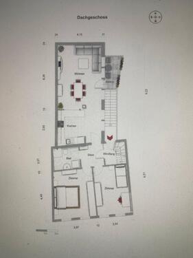 Foto - Drei Zimmerwohnung 2 Schlafzimmer offene Küche Bad