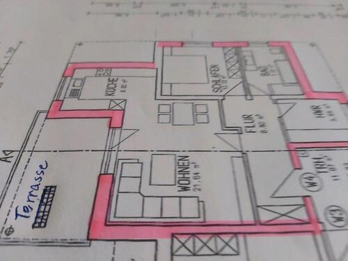 Foto - 2 zimmerwohnung 63,5qm EG - 650,00&nbsp;EUR Kaltmiete, ca.&nbsp; 63,00&nbsp;m&sup2;