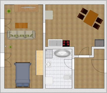 Foto - Charmante 1-Zimmer-Dachgeschosswohnung in Saal 42 m² Rendite 5,6%