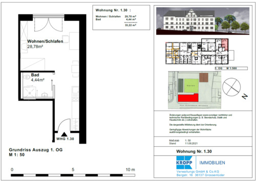Foto - 1 Zimmerwohnung in Fuldaer Innenstadt