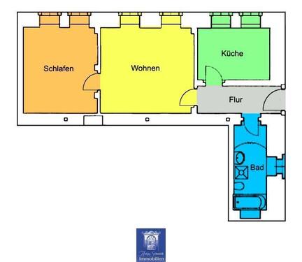 Foto - 2 Zimmer Etagenwohnung zur Miete in Meißen