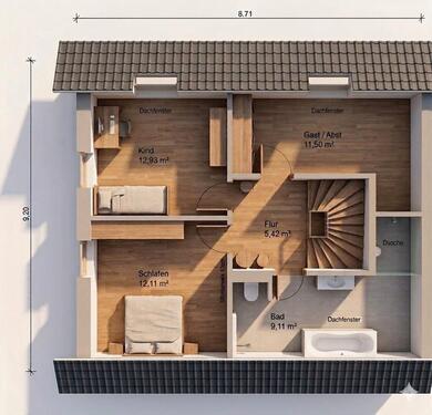 Foto - 5 Zimmer Doppelhaushälfte in Marburg
