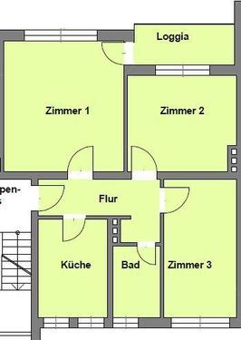 Foto - 3 Zimmer Etagenwohnung zur Miete in Leer (Ostfriesland)