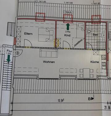 Foto - 3 Zimmer Dachgeschoßwohnung zur Miete in Bredstedt