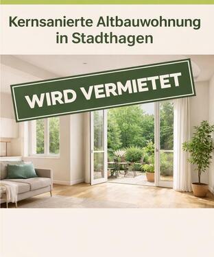 Foto - Kernsanierte Wohnung in Stadthagen zu vermieten EG4 Zi2 BadKÜ