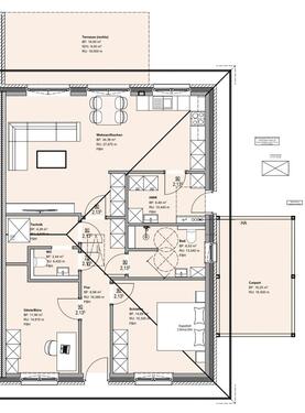 Foto - Erdgeschoßwohnung in Bösel zur Miete