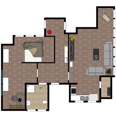 Foto - 2 Zimmer Dachgeschoßwohnung in Oelsnitz (Erzgebirge)