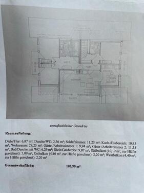 Foto - 4 Zimmer Dachgeschoßwohnung in Sonthofen