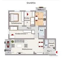Helle 4-Zimmer-Wohnung in ruhiger Lage - Bad Kreuznach Bad Münster am Stein-Ebernburg
