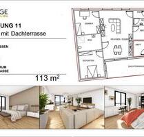 Vermietung Neubau Penthouse 3 ZKDB in Übach-Palenberg Zentrum WE11