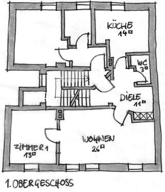 Foto - 4.5 Zimmer Maisonettenwohnung zur Miete in Osnabrück