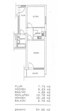 Foto - 2 Zimmer Etagenwohnung zum Kaufen in Mühldorf am Inn