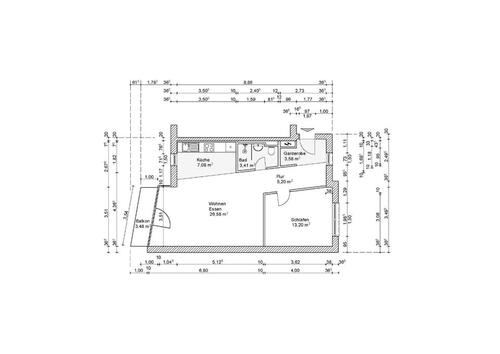 Foto - Zweizimmerwohnung, 61 m2, Ingolstadt- Süd