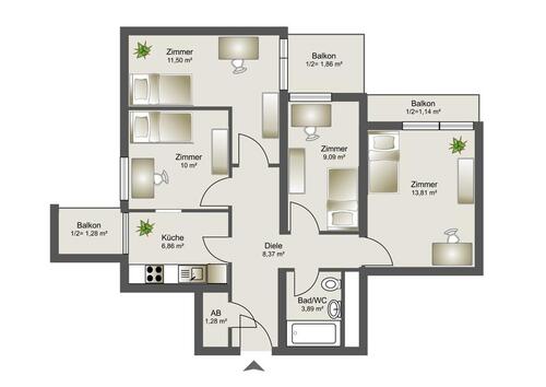 Foto - WG NEUGRÜNDUNG WG ZIMMER IN WOHNUNG - ALPENBLICK + POOL