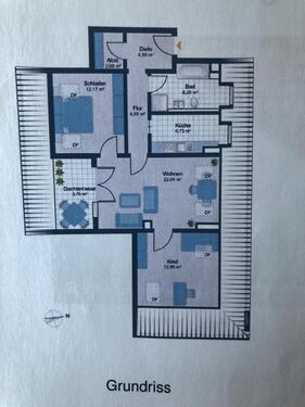 Foto - 3 Zimmer Dachgeschoßwohnung zum Kaufen in Untermeitingen