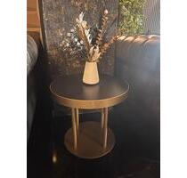 GastronomieLounge Tisch in Schwarz Gold - Grünstadt